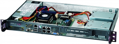 Supermicro 505-203B kotelo edestä