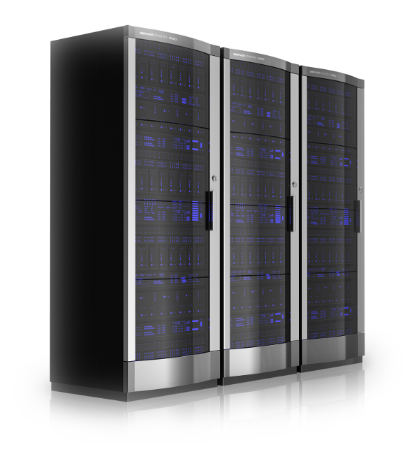 Rack of servers